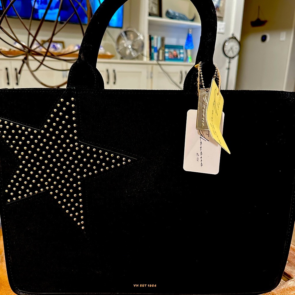 Black Vintage Havana Purse